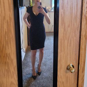 Short Sleeve Bodycon Wrapped Mini Dress